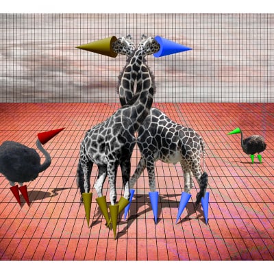 【サイズ:ハガキ】【作品番号:72】【作品名: 三角錐】