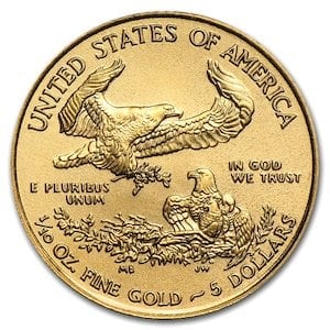 『イーグル金貨 1/10オンス ランダム・イヤー』 アメリカ造幣局発行 イーグルコイン 金貨