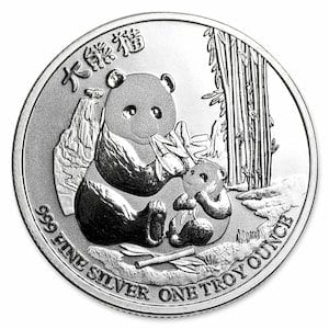 『NZ パンダ銀貨 1オンス 2017年製 』ニュージーランド造幣局発行 純銀コイン