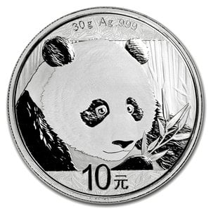 『パンダ銀貨 30g 2018年製 』中国人民銀行発行 純銀コイン