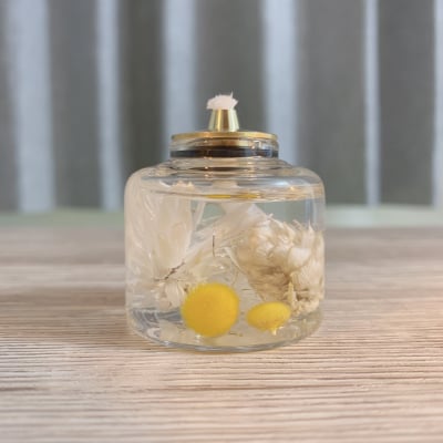 カモミールの香り【ランプリウム】単品/mini/イエロー&ナチュラル/送料無料