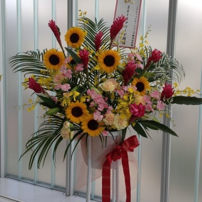 お祝い用スタンド花(1段・大)