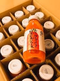 【無農薬】生しぼり仕立てにんじんジュース200ml・10本入り(雪下にんじんA級品使用)