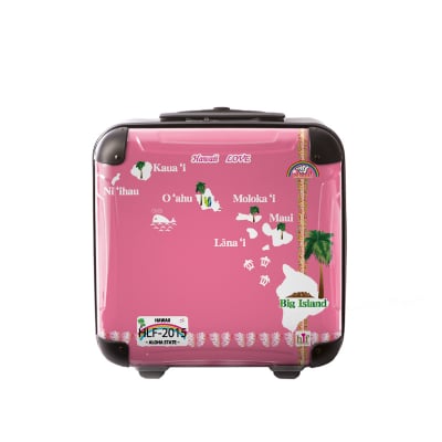 新色ALOHA!スーツケース Sサイズ ハワイ州観光局掲載「All Hawaii」限定版ロイヤルピンク【アロハ!企画対応】