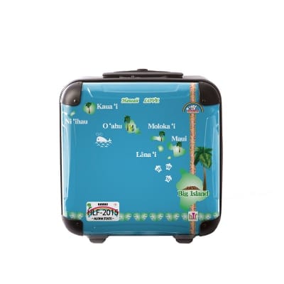 新色ALOHA!スーツケース Sサイズ ハワイ州観光局掲載「All Hawaii」限定版ハワイアングリーン【アロハ!企画対応】
