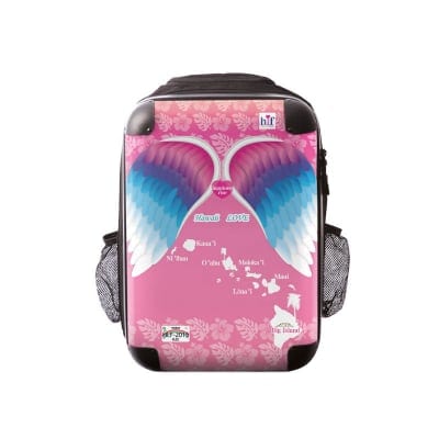 新色ALOHA!スーツケース リュック Sサイズ ハワイ州観光局掲載「All Hawaii」限定版 ハピネスウイングピンク【アロハ!企画対応】