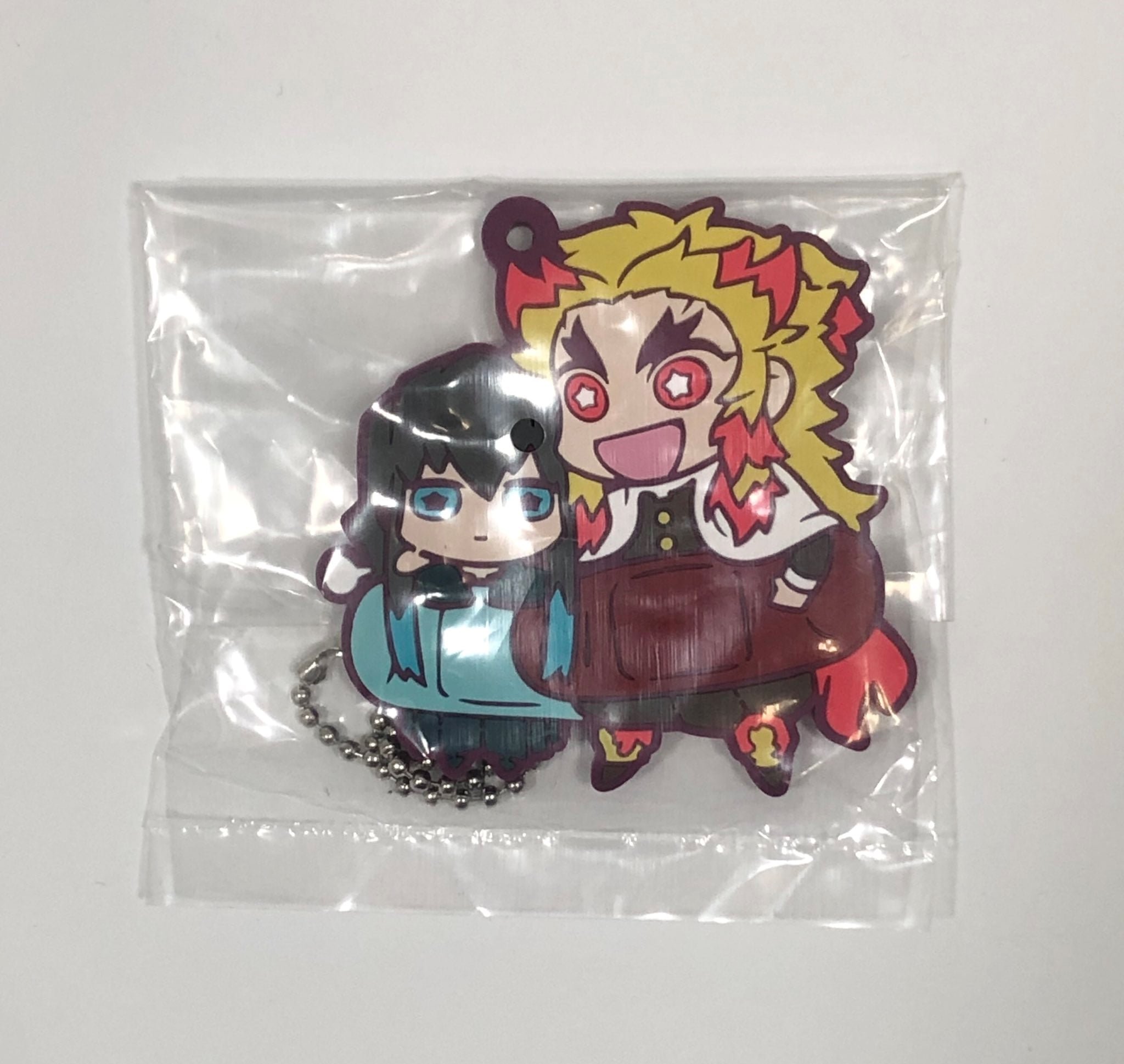 鬼滅の刃 キャラばんちょうこう ラバーマスコット 肆の型 煉獄杏寿郎 時透無一郎