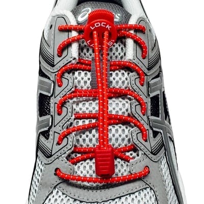《単品》結ばない靴紐〜LOCK LACES〜《Red》全米売り上げNo.1【正規販売店】