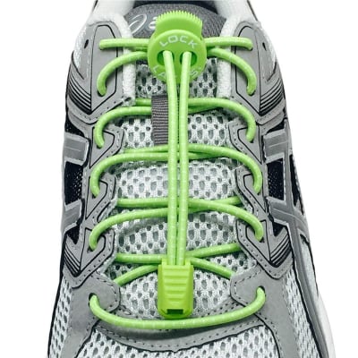 《単品》結ばない靴紐〜LOCK LACES〜《Sour Green Apple》全米売り上げNo.1【正規販売店】