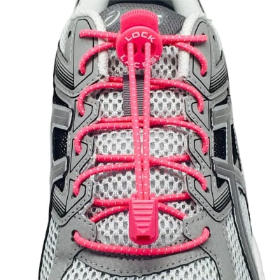 《単品》結ばない靴紐〜LOCK LACES〜《Hot Pink 》全米売り上げNo.1【正規販売店】