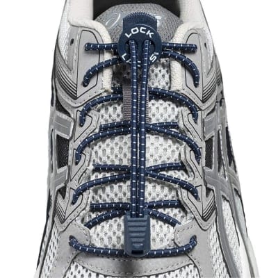 《単品》結ばない靴紐〜LOCK LACES〜《Navy Blue》全米売り上げNo.1【正規販売店】