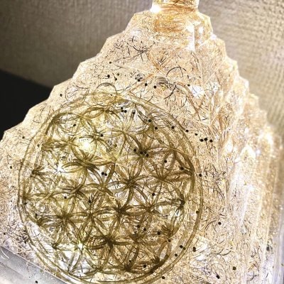Hiro✡オリジナル オルゴライト®〜Orgolight〜ベッドサイドライト(シルバー)【受注販売】