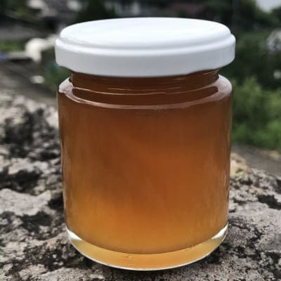 送料無料・数量限定! 自然農法の畑で採れたニホンミツバチの生蜂蜜 7月搾りたて 無加工・無処理 135g