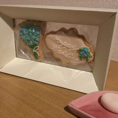 【記念日、プレゼントに!】額縁入りアイシングクッキー 2個入り