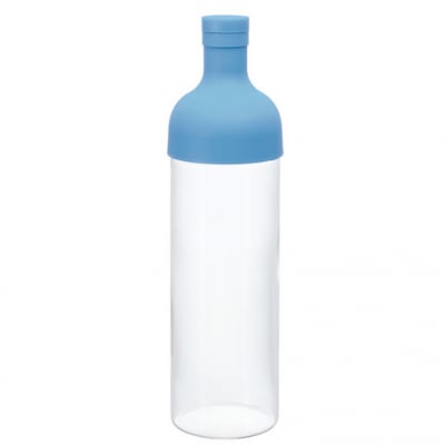 残2個|HARIO 耐熱フィルターインボトル 750ml ライトブルー|水出しアイスティー作りに。