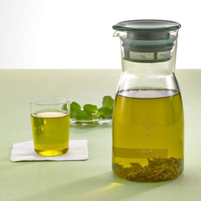 お家で水出しアイスティー作りが楽々|ハリオ 耐熱 水出し茶ポットミニ 700ml|温冷両使い