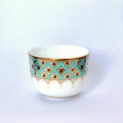 限定3点入荷・残り2点|柄はハンドペイントの贅沢・ミニティーカップ|ヴィンテージ茶器|オーガニックティーとギフトセットにもおすすめ