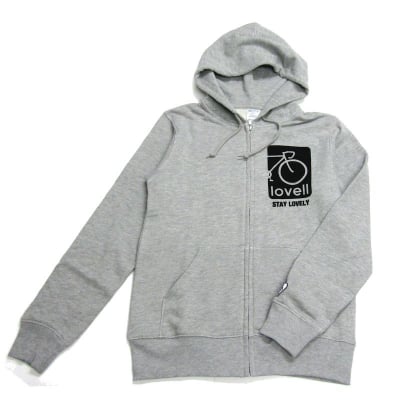 【Autumn/Winterセール高ポイント還元】ジップアップパーカ ロードバイク GRAY