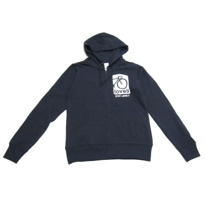【Autumn/Winterセール高ポイント還元】ジップアップパーカ ロードバイク NAVY