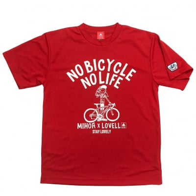 【送料無料】ドライTシャツ MIHO氏コラボモデル レッド