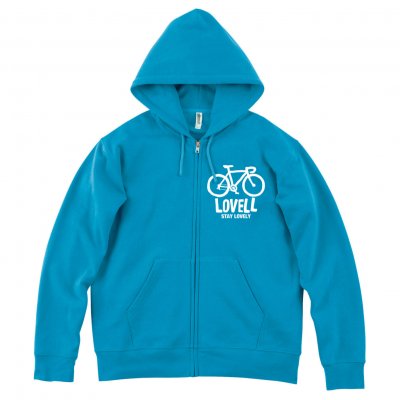 【2020新商品】ドライ ジップアップ パーカ ROAD BIKE ターコイズ