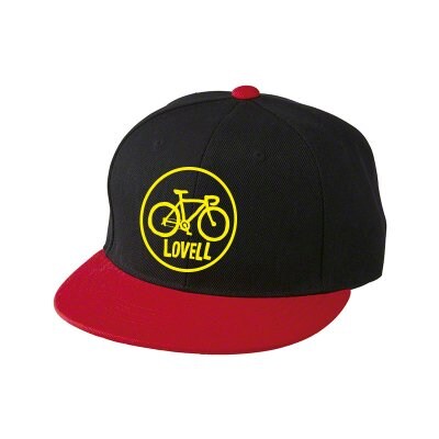 【2020新商品】FLAT VISOR CAP ROAD BIKE BLACK/RED