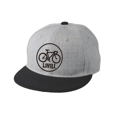 【2020新商品】FLAT VISOR CAP ROAD BIKE GRAY/BLACK
