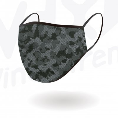 WDX スポーツマスク DIGITAL CAMO BLACK Mサイズ