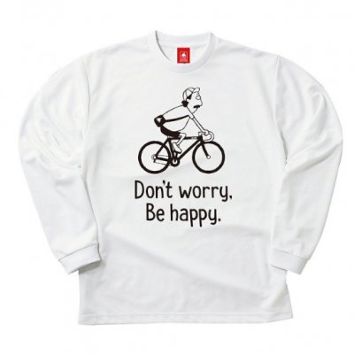 【2021新商品】【送料無料】ドライロングスリーブTシャツ CYCLINGMAN WHITE