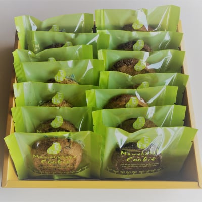 《豆畑の発酵バタークッキー(15枚入り)》 少し大きめ!食べ応えのある8種類のクッキーのセットです。