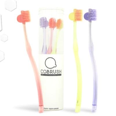 正規通販｜NHKあさイチ｜めざましTV放送商品｜送料無料｜COBRUSH 美容歯ブラシ 3本入り｜ほうれい線ケア美顔器級｜国内正規品｜｜セットブラシMade in Japan|あの美的とタッグを組んだ美人歯ブラシ｜こぶらし｜クリエイト｜安心の歯科医師開発