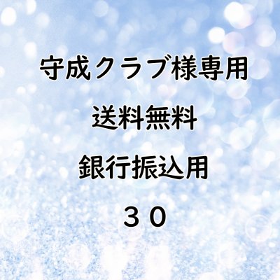 ｜30｜銀行振込専用｜守成クラブ様専用｜30個｜