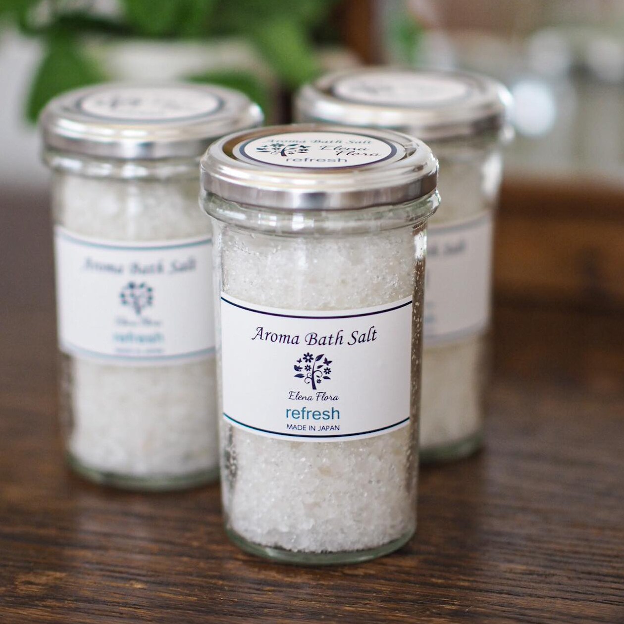 アロマバスソルト【柑橘系＊リフレッシュ】ボトル