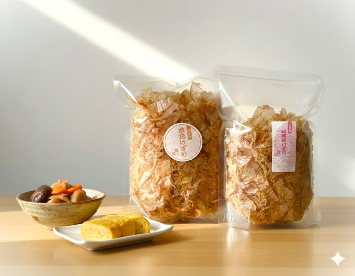 ◎限定◎鰹節セット◎枯本節削り80ｇ入　本花けずり 100g入◎「とっておき」探し◎料理にかけて良し出汁をとって良し◎美味しく・楽しく・健康に◎