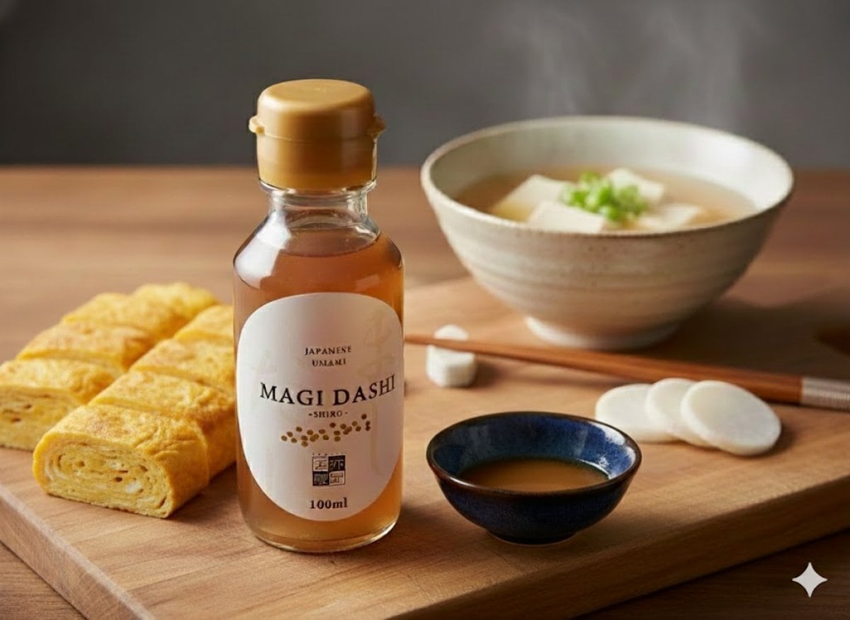 ◎ヴィーガン対応 ◎白だしタイプ  MAGI DASHI -マジダシ- 100%植物性 100cc◎希釈タイプ：水やお湯で割るだけで簡単にプロの味が作れる万能白だし◎動物性原料、着色料、香料不使用◎