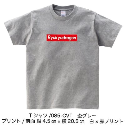 琉ドラロゴTシャツ(杢グレー)XXLサイズ