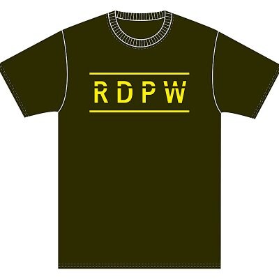 RDPW Tシャツ 130キッズサイズ【アーミーグリーン×イエロー】