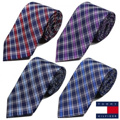 TOMMY HILFIGER/トミーヒルフィガーメンズネクタイチェック/送料無料【nt1114】