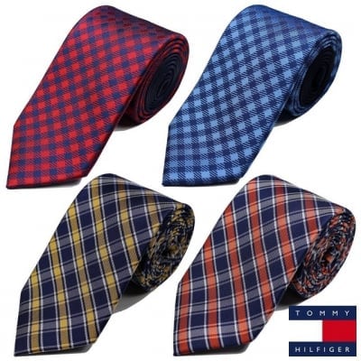 TOMMY HILFIGER/トミーヒルフィガーメンズネクタイチェック/送料無料【nt1184】