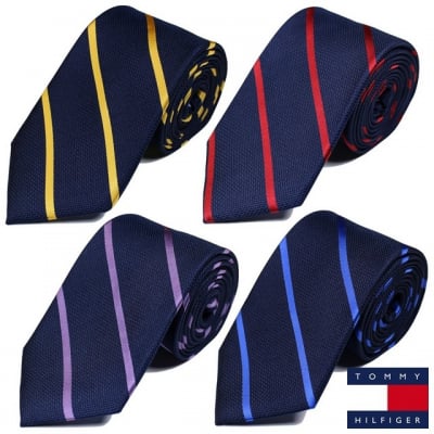 TOMMY HILFIGER/トミーヒルフィガーメンズネクタイストライプ/送料無料【nt1162】