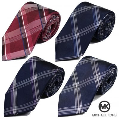 MICHAEL KORS/マイケルコースメンズネクタイチェック/送料無料【nt1138】