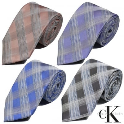 Calvin Klein/カルバンクラインメンズネクタイチェック/送料無料【nt1143】