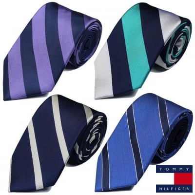 TOMMY HILFIGER/トミーヒルフィガーメンズネクタイストライプ/送料無料【nt1166】
