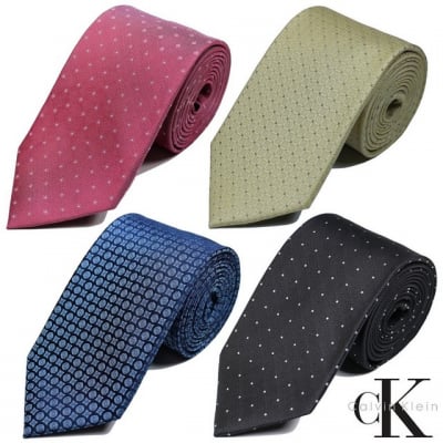 CALVIN KLEIN/カルバンクラインメンズネクタイドット小紋パターン/送料無料【nt1174】
