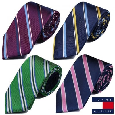 TOMMY HILFIGER/トミーヒルフィガーメンズネクタイストライプ/送料無料【nt1119】