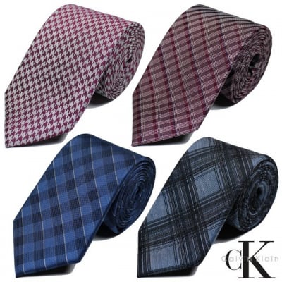 CALVIN KLEIN/カルバンクラインメンズネクタイチェック/送料無料【nt1106】