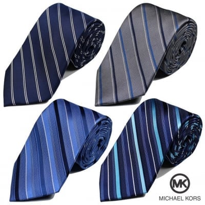 MICHAEL KORS/マイケルコースメンズネクタイストライプ/送料無料【nt1156】
