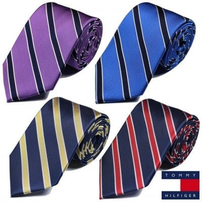 TOMMY HILFIGER/トミーヒルフィガーメンズネクタイストライプ/送料無料【nt1137】