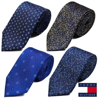 TOMMY HILFIGER/トミーヒルフィガーメンズネクタイ花フラワー/送料無料【nt1136】