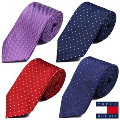 TOMMY HILFIGER/トミーヒルフィガーメンズネクタイドット/送料無料【nt1187】
